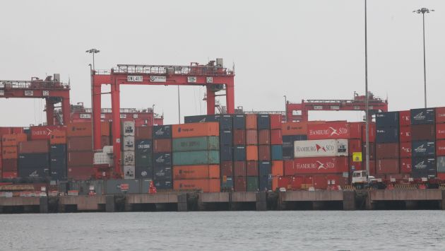INEI: Volumen de exportaciones en julio cayÃ³ 6.9%