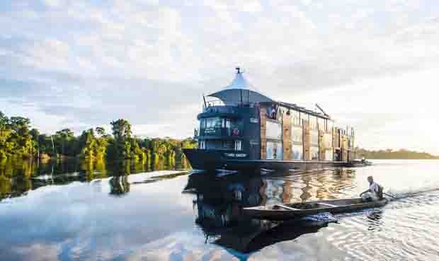 Crece el turismo a travÃ©s de embarcaciones de lujo en el Amazonas