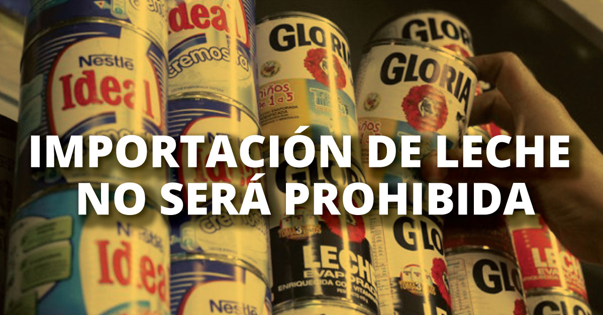 Leche evaporada no subirÃ­a de precio