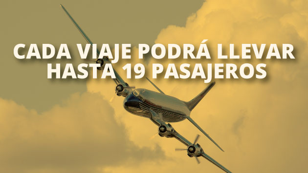 Vuelos a Chachapoyas se inician el jueves 13 de julio